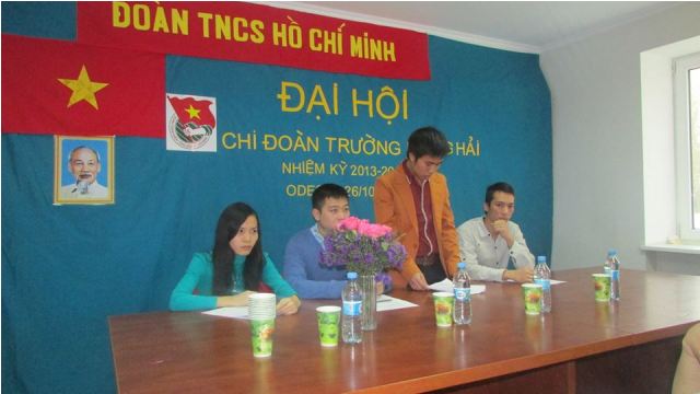 Chi đoàn trường Hàng Hải tổ chức thành công đại hội mẫu 2013-2014