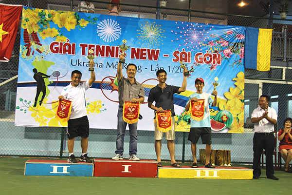 Hình ảnh giải Tennis news Sài Gòn mở rộng lần I 2014