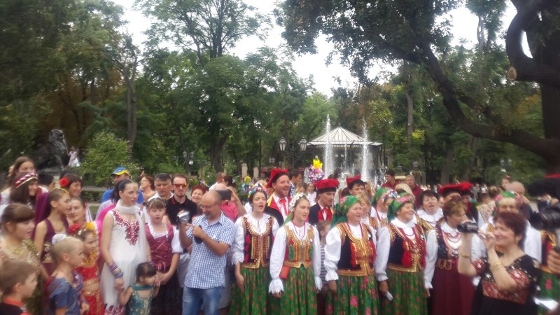 Đa sắc màu Ngày tuần hành và giao lưu văn hóa giữa các dân tộc tại Odessa