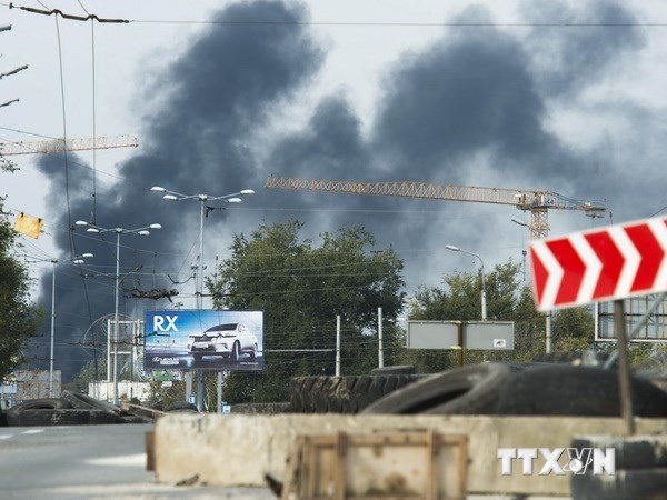 Ukraine: Các bên đạt thỏa thuận ngừng bắn ở sân bay Donetsk