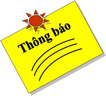 Thông báo của BCH Hội