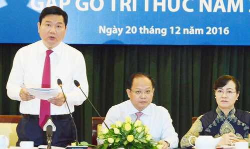 Ông Đinh La Thăng: 'Nhà khoa học phải quyết đoán, táo bạo'