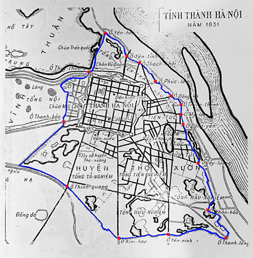 Hà Nội từng có 21 cửa ô