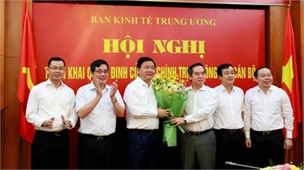 Ông Đinh La Thăng nhận nhiệm vụ Phó Ban Kinh tế TƯ