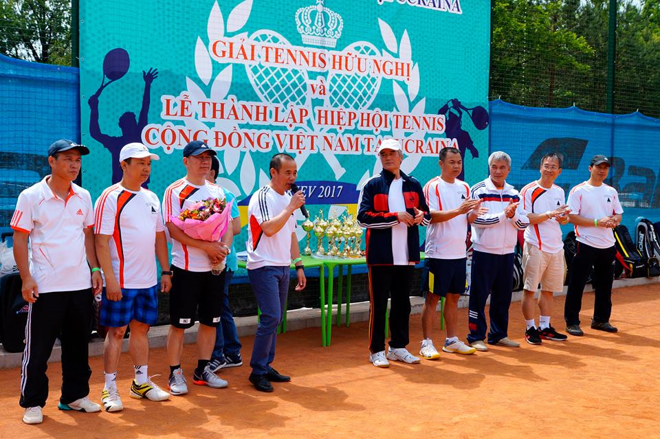 Tin về 'Giải tennis hữu nghị và thành lập Hiệp hội Tennis cộng đồng Việt Nam tại Ucraina'