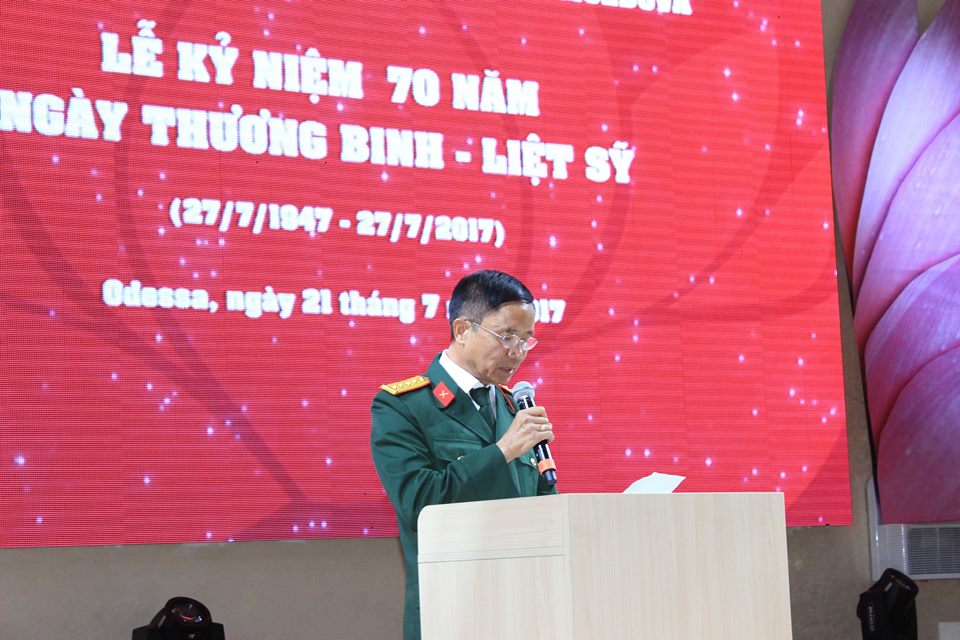 Kỷ niệm 70 năm ngày Thương binh - Liệt sỹ tại Ucraina