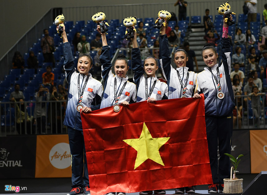 Tuyển thể dục nghệ thuật giành HCB lịch sử tại SEA Games