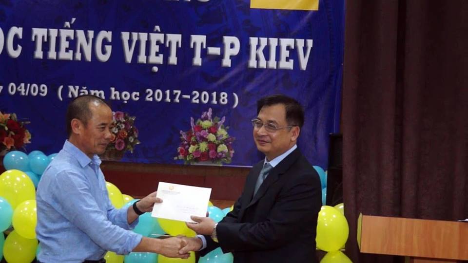 Lễ khai giảng lớp học tiếng Việt tại thủ đô Kiev, Ucraina