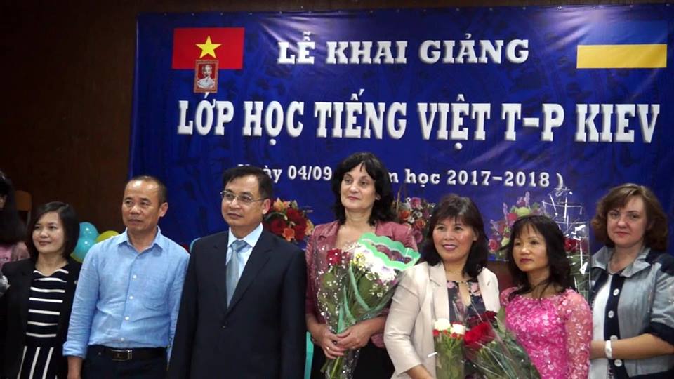 Lễ khai giảng lớp học tiếng Việt tại thủ đô Kiev, Ucraina