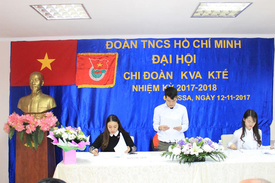 Lê kết nạp đoàn viên mới và Đại hội Chi đoàn Kva – Kinh tế