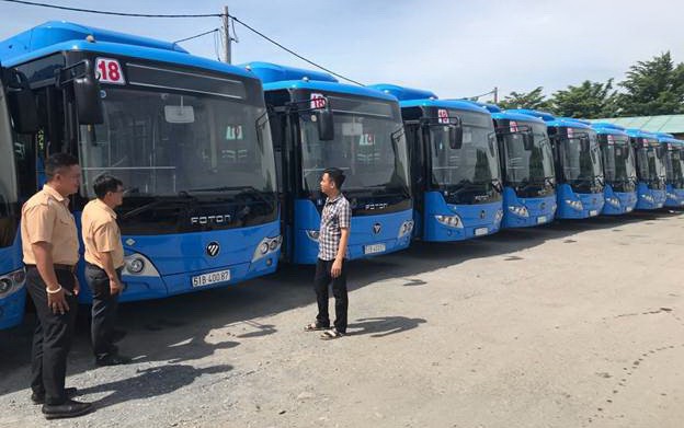 24 xe buýt CNG thân thiện môi trường bắt đầu chạy ngày 1-12