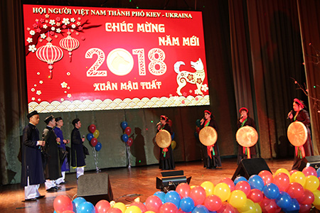 Tết Mậu Tuất 2018 đầm ấm của cộng đồng người Việt tại Kiev