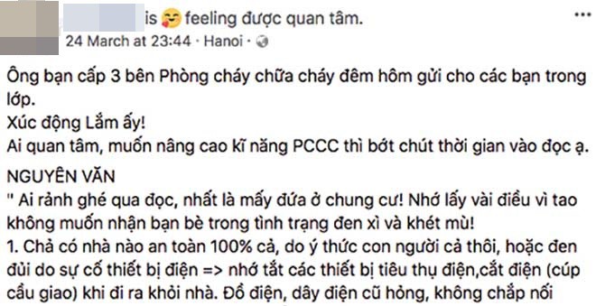 Tâm thư của một lính cứu hỏa sau vụ cháy chung cư Carina: Chả có nhà nào an toàn 100% cả, do ý thức con người cả thôi!