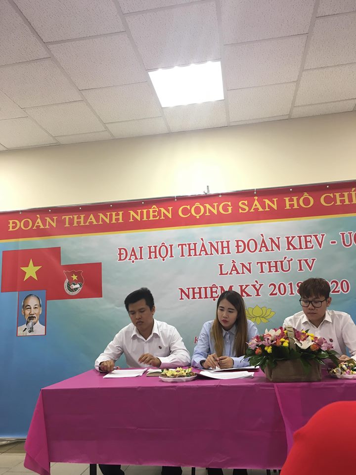 Thành Đoàn Kiev tiến hành Đại hội nhiệm kỳ 2018-2020