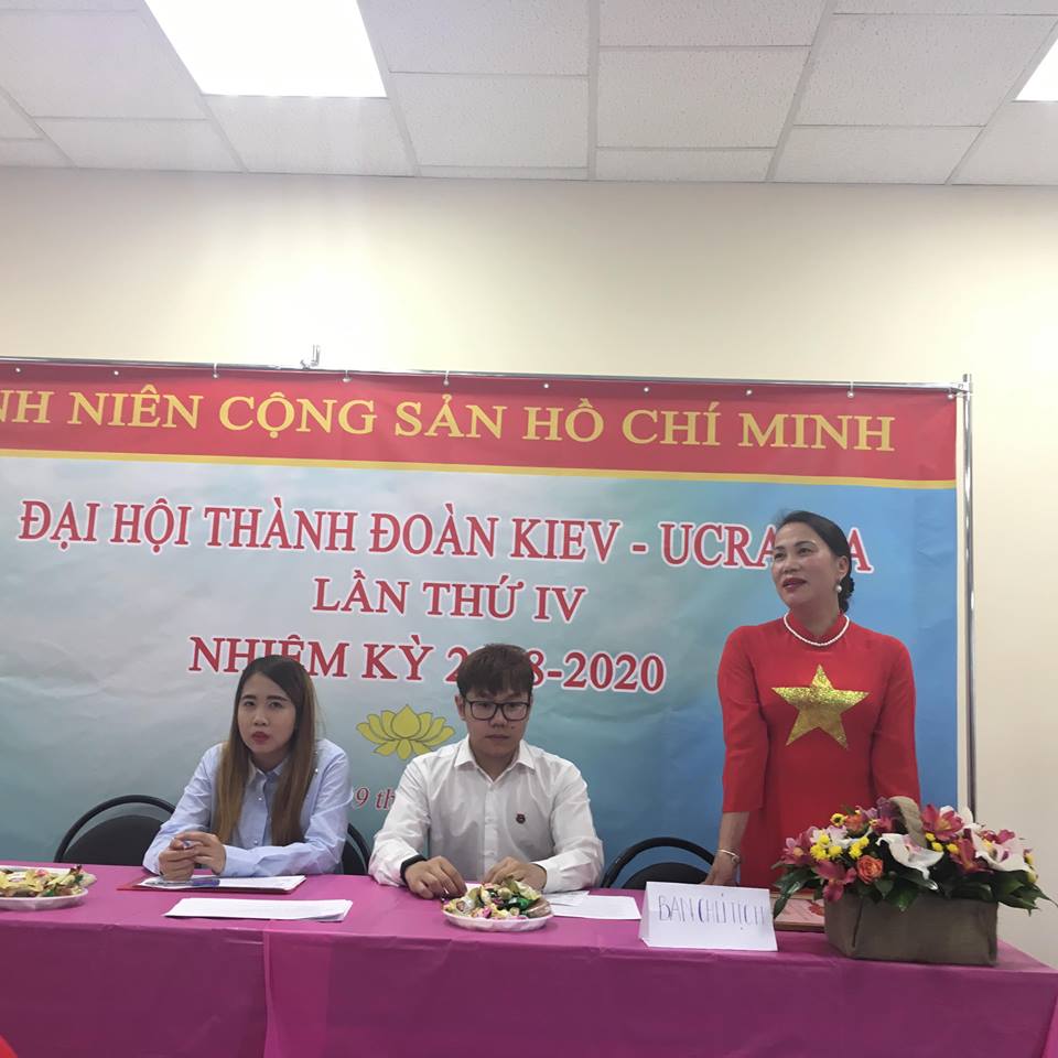 Thành Đoàn Kiev tiến hành Đại hội nhiệm kỳ 2018-2020