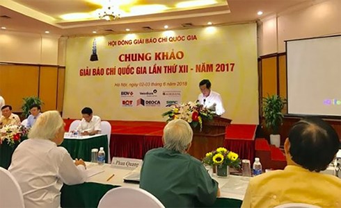 Hội đồng chung khảo Giải Báo chí quốc gia lần thứ 12 chính thức khai mạc