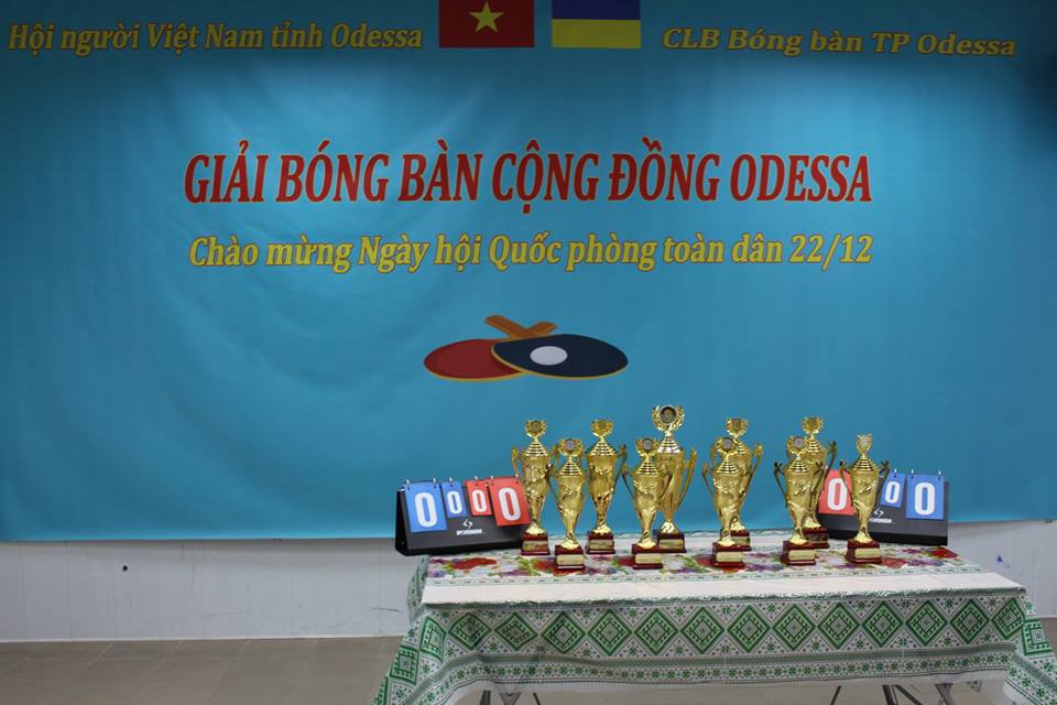 Giải bóng bàn cộng đồng Odessa 2018