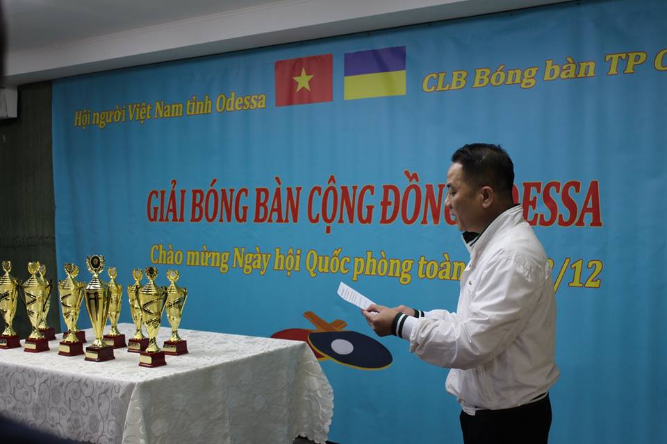 Lễ bế mạc Giải bóng bàn cộng đồng 2018