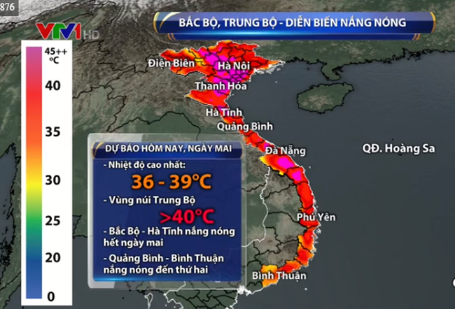 Miền Bắc, miền Trung bước vào cao điểm nắng nóng