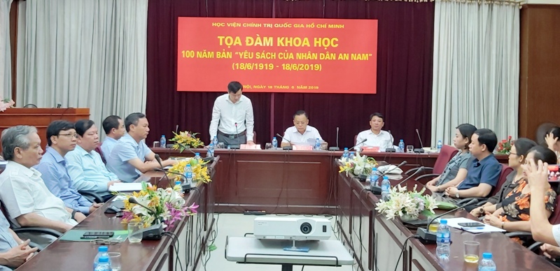 Tọa đàm khoa học: 100 năm bản “Yêu sách của nhân dân An Nam”