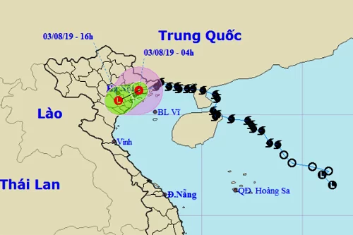 Bão vào Quảng Ninh, gây ngập lụt thành phố Móng Cái