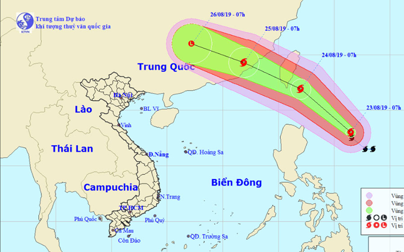 Xuấn hiện bão Bailu gần Biển Đông