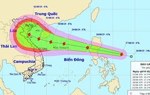 Bão Podul tiếp tục nâng cấp, tiến nhanh vào Biển Đông