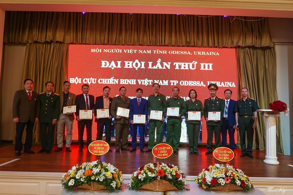 Đại hội Hội Cựu chiến binh VN TP Odessa lần thứ III thành công tốt đẹp