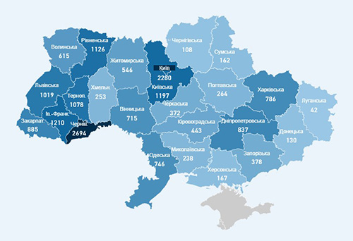 Ucraina sáng 17/5: Tổng số người nhiễm Covid-19 lên hơn 18 nghìn, tỉnh Odessa tăng thêm 12 ca nhiễm mới