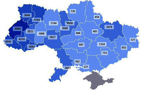 Ngày 28/7, Ukraine ghi nhận thêm 919 trường hợp nhiễm Covid-19, tỉnh Odessa tăng 72 ca