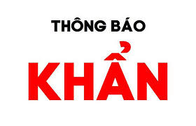 Thông báo khẩn của Ban phòng chống dịch bệnh cộng đồng