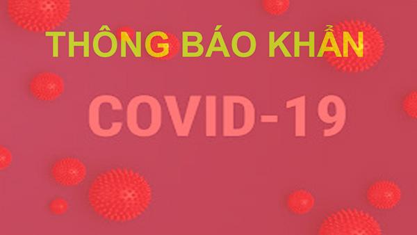 Thông báo khẩn số 3 của Ban phòng chống dịch bệnh cộng đồng